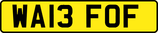 WA13FOF