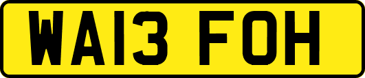 WA13FOH