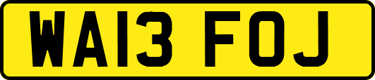 WA13FOJ