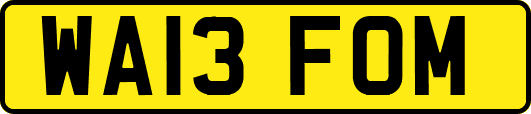 WA13FOM