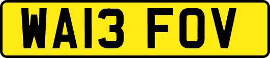 WA13FOV
