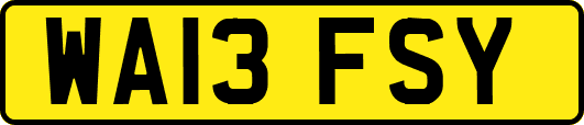 WA13FSY
