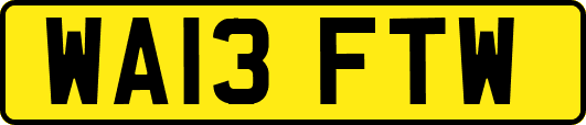 WA13FTW