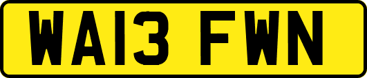 WA13FWN