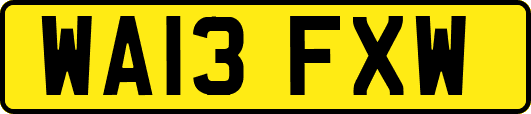 WA13FXW