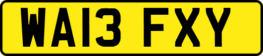 WA13FXY