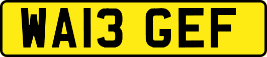 WA13GEF