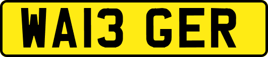 WA13GER