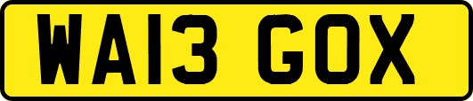 WA13GOX