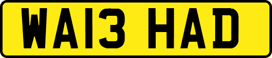 WA13HAD