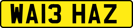 WA13HAZ