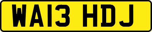 WA13HDJ