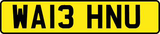 WA13HNU