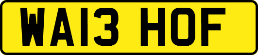 WA13HOF
