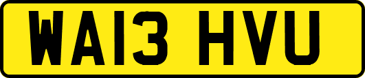 WA13HVU