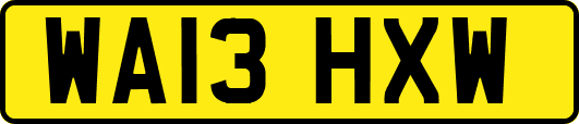 WA13HXW