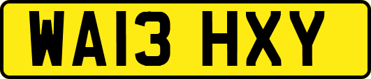 WA13HXY