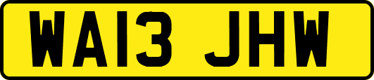 WA13JHW