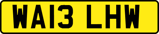 WA13LHW