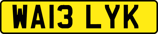 WA13LYK