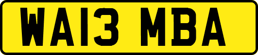 WA13MBA