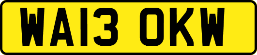 WA13OKW
