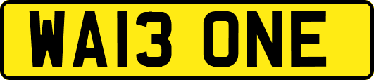 WA13ONE