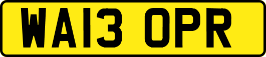 WA13OPR