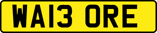WA13ORE