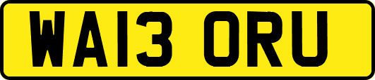 WA13ORU