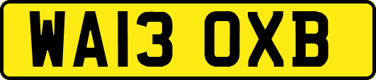 WA13OXB