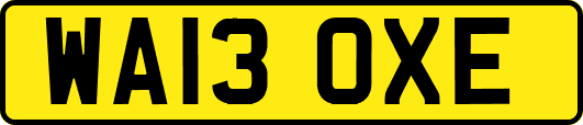 WA13OXE