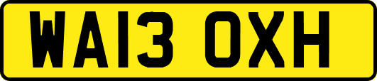WA13OXH