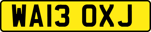 WA13OXJ
