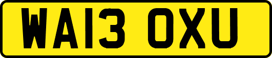 WA13OXU