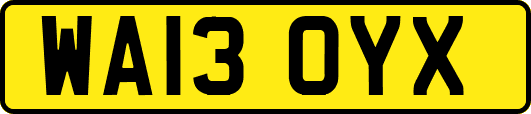 WA13OYX