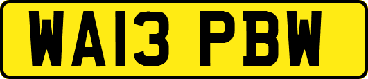 WA13PBW