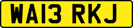 WA13RKJ