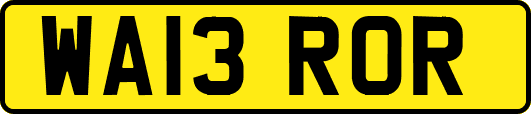 WA13ROR