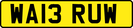 WA13RUW