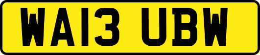 WA13UBW