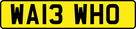 WA13WHO