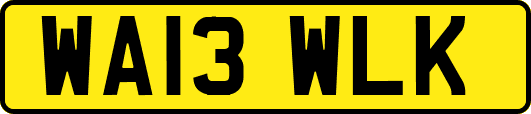 WA13WLK