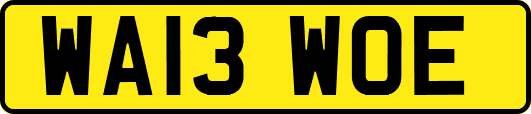 WA13WOE