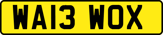 WA13WOX