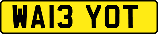 WA13YOT