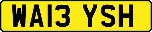 WA13YSH