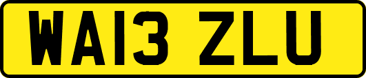 WA13ZLU