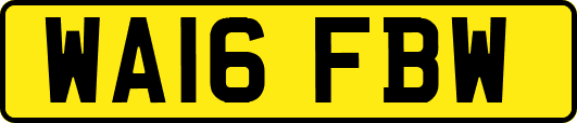 WA16FBW