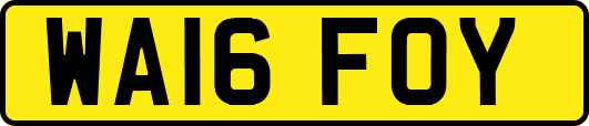 WA16FOY